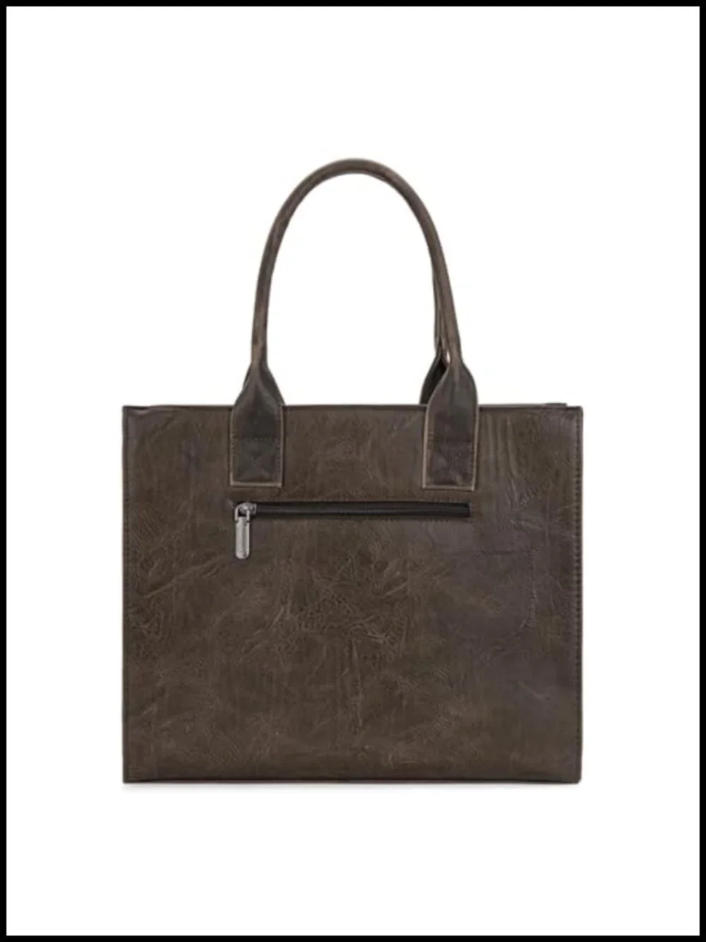 Large Tote Handbag for Women Top-Handle with Strap Faux Leather Work Purse